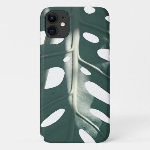 Funky Bleek Green Swiss Cheese Plant iPhone 11 Hoesje