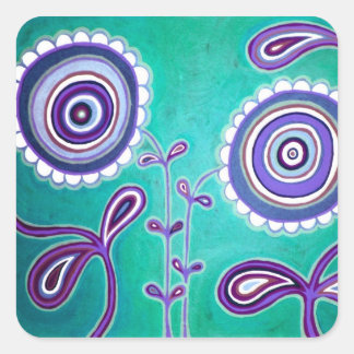 Funky Bliss Vierkante Sticker