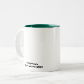 Funky BloemenMokken van de Koffie Tweekleurige Koffiemok (Voorkant links)