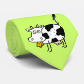 Funky Boerderij Cow Stropdas (Opgerold)