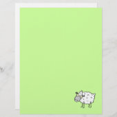 Funky Boerderij Sheep Recycling Letterhead Paper (Voorkant / Achterkant)