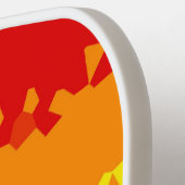 Funky Boho Abstract Gay Rainbow Mosaic Pride Flag Pickleball Paddle (Links Detail)