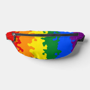 Funky Boho Abstract Gay Regenboog Mozaïek Pride Vl Heuptasje