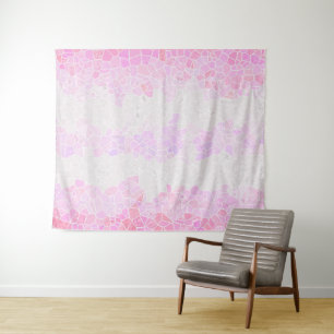 Funky Boho Abstract Mozaïek Pomoseksuele Vlag Wandkleed