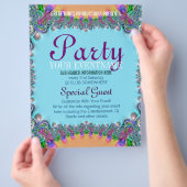 Funky Boho Circus Fun Ready Made Flyers (Hand)