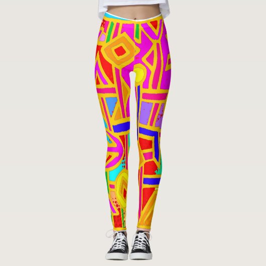 Funky Boho Leggings (Voorkant)