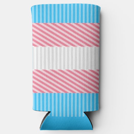 Funky Boho Streep Abstracte Transgender Pride Flag (Voorkant)