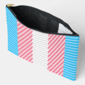 Funky Boho Streep Abstracte Transgender Pride Flag Etui (Open)