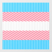 Funky Boho Streep Abstracte Transgender Pride Flag Raamsticker (Vel)