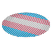 Funky Boho Streep Abstracte Transgender Pride Flag Snijplank (Hoek)