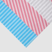 Funky Boho Streep Abstracte Transgender Pride Flag Tissuepapier (Detail)