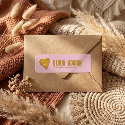 Funky Bold Font Etiket