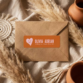 Funky Bold Font Etiket