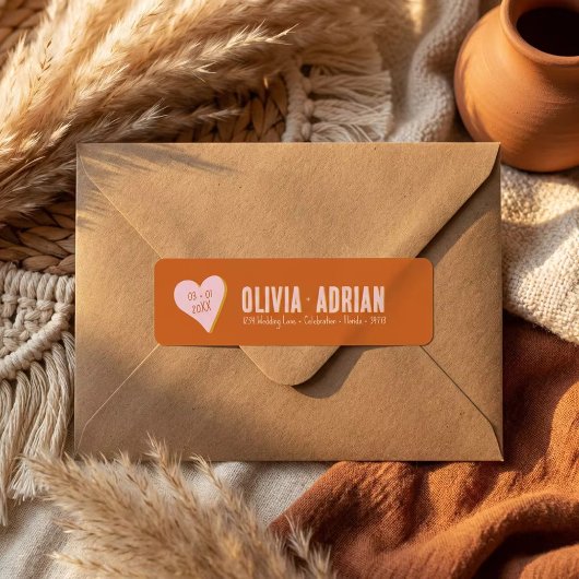 Funky Bold Font Etiket