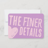 Funky Bold Font Kaart (Voorkant)