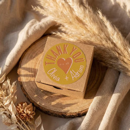 Funky Bold Font Ronde Sticker