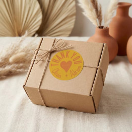 Funky Bold Font Ronde Sticker