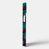 Funky Bold Rozen Patroon Monogram Case-Mate iPhone Case (Achterkant / Rechts)
