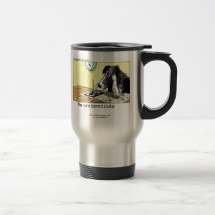 Funky Bordure Collie Voyage Mug