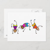 Funky Boys Briefkaart (Voorkant / Achterkant)