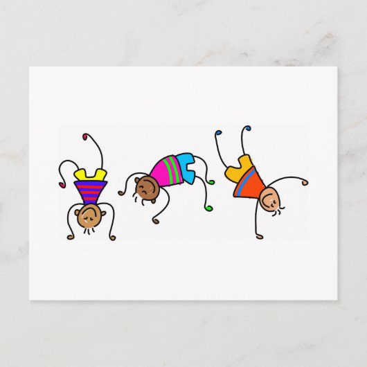 Funky Boys Briefkaart (Voorkant)