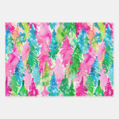 Funky Bright Kerstthema Inpakpapier Vel (Voorkant)