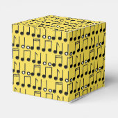 Funky Bright Musical Notes Patroon Favor Box Bedankdoosjes (Achterkant)