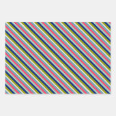 Funky Bright Retro Kerstmis Inpakpapier Vel (Voorkant 2)