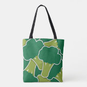 Funky broccoli draagtas (Achterkant)