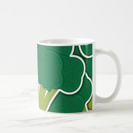 Funky broccoli koffiemok (Rechts)