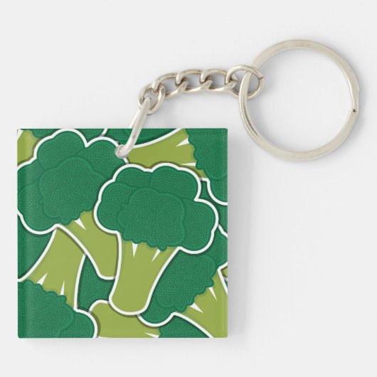 Funky broccoli sleutelhanger (Achterkant)