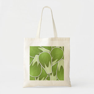 Funky brussel sprot tote bag