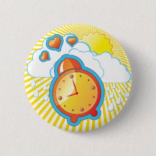 Funky Button met Alarm Clock