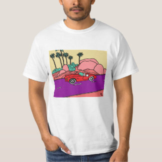Funky Car aan Beach Road T-shirt
