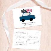 Funky Car New Home Adresse Faire-part Carte postal