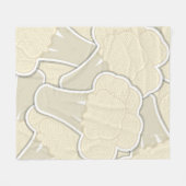 Funky cauliflower fleece deken (Voorkant (Horizontaal))