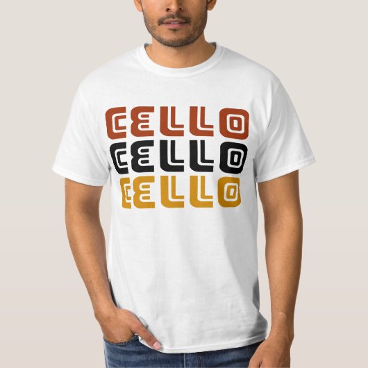 Funky Cello Trio Gift T-shirt (Voorkant)