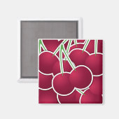 Funky cherry magneet (Voorkant / Achterkant)