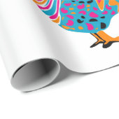 Funky Chicken Wrapping Paper Cadeaupapier (Rol Hoek)