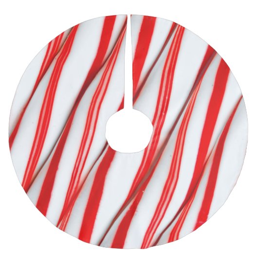 Funky Chrstmas Candy Canes Kerstboom Rok (Voorkant)