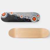 Funky Circular Motif Skateboard (Horz)