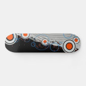 Funky Circular Motif Skateboard (Horz)