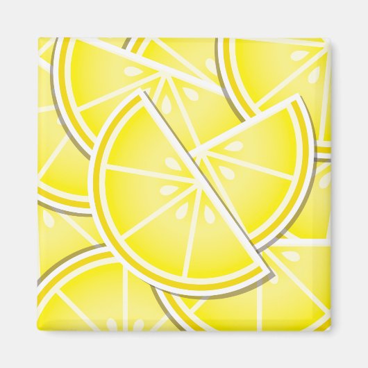 Funky citroenwiggen! magneet (Voorkant)