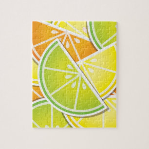 Funky citruswig legpuzzel