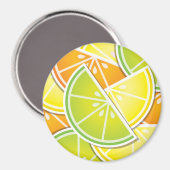 Funky citruswig magneet (Voorkant / Achterkant)