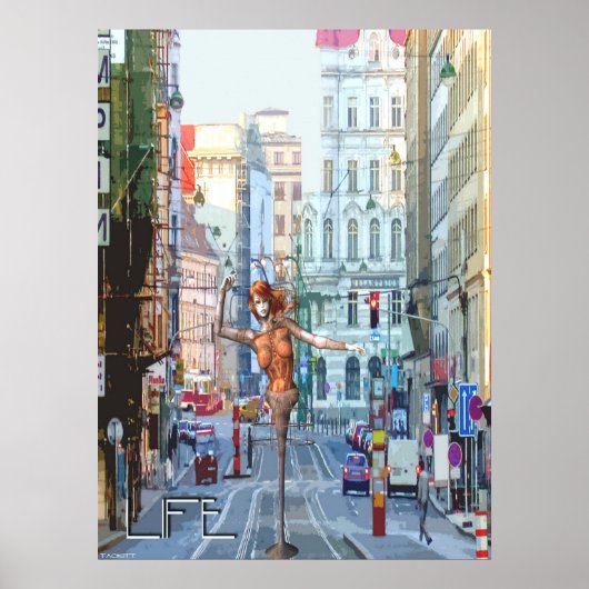 Funky City Life Poster (Voorkant)