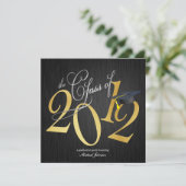 Funky Class of 2012 Invitations (argent/or) (Debout devant)