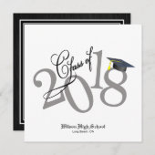 Funky Class van het Afstuderen 2018 Kaart (Voorkant / Achterkant)