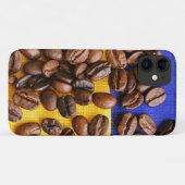 Funky Coffee Lover Beans Texture Case-Mate iPhone Case (Achterkant (horizontaal))