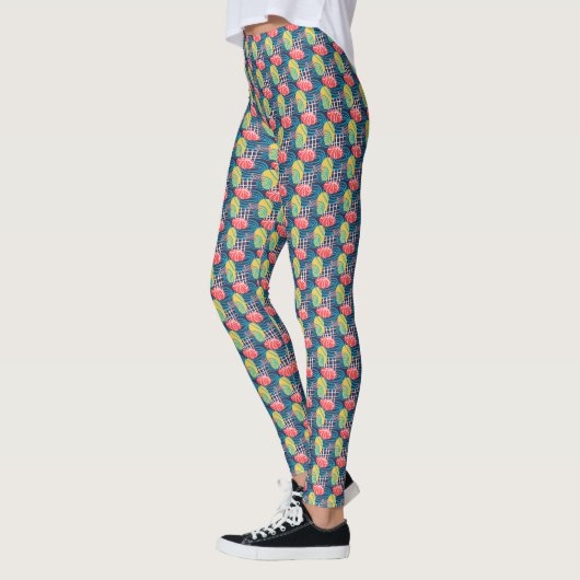 Funky Colorful Abstract Leggings (Links)